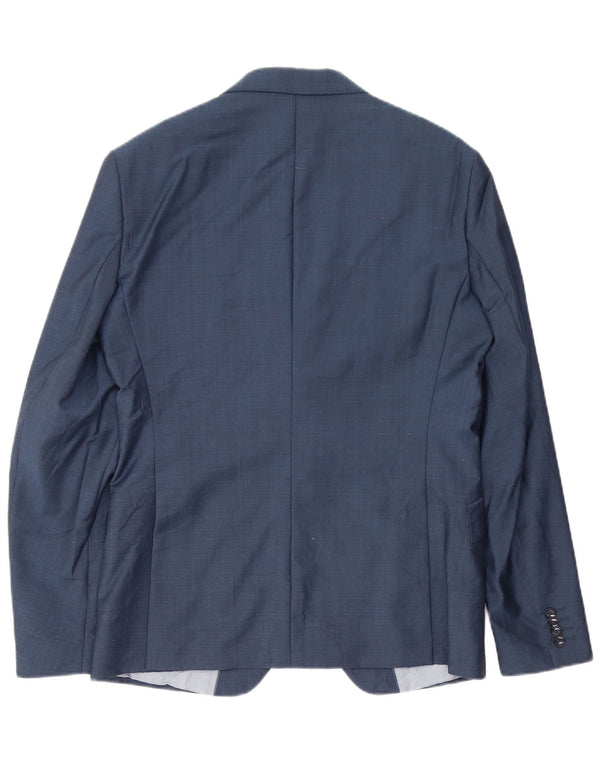 Jachetă pentru bărbați Zara Tailored Fit cu 2 nasturi EU 50 Bleumarin mediu