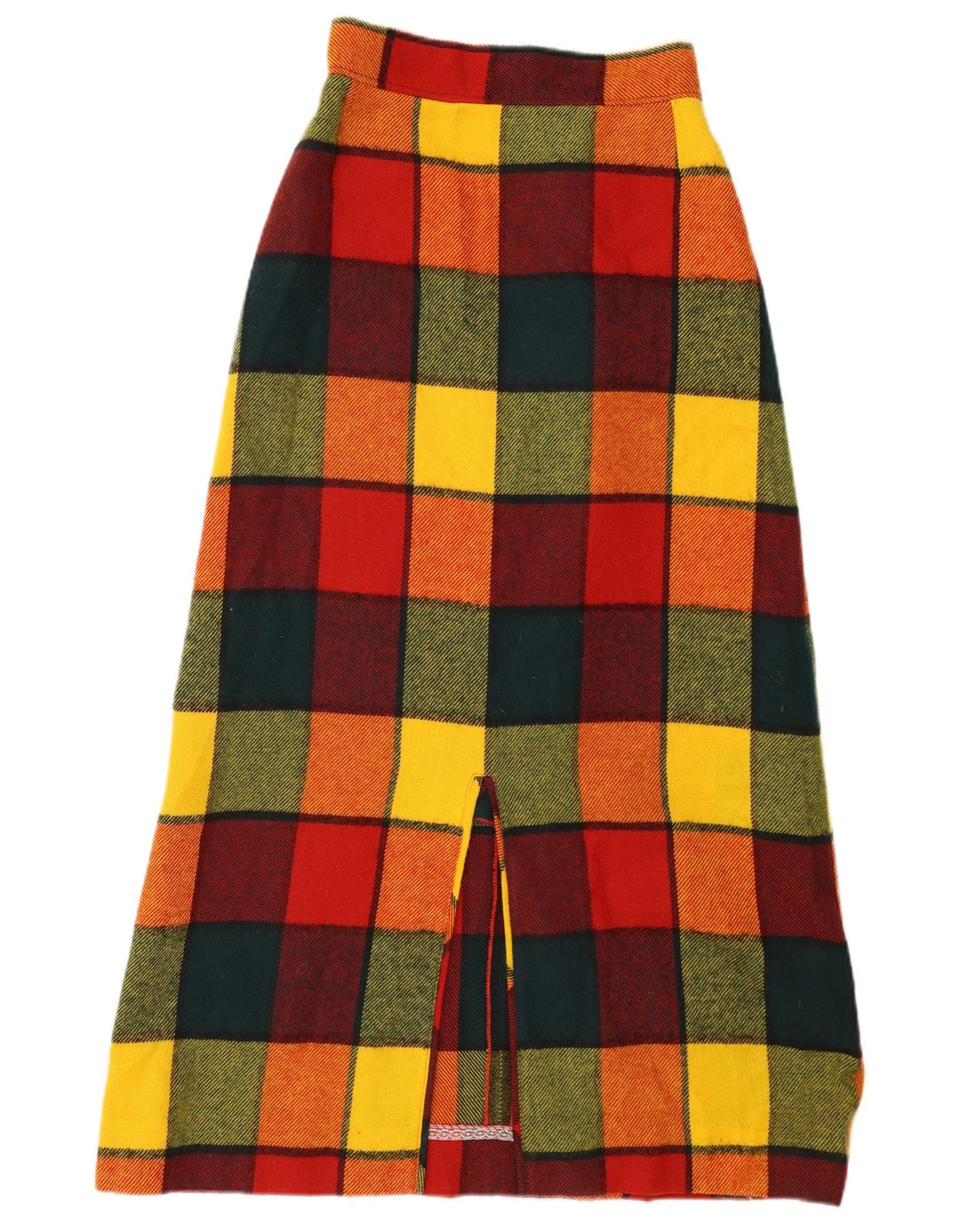 Fusta Maxi pentru femei David Smith US 8 Medium W26 Multicolor Check