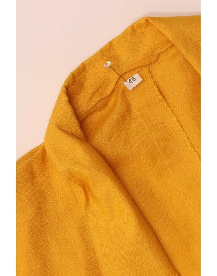 Vintage Womens 2 Button Piece Set IT 46 Large W32 Yellow