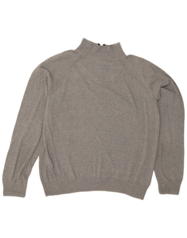 Pulover TIMBERLAND pentru bărbați, cu formă regulată, cu fermoar și gât, XL, gri