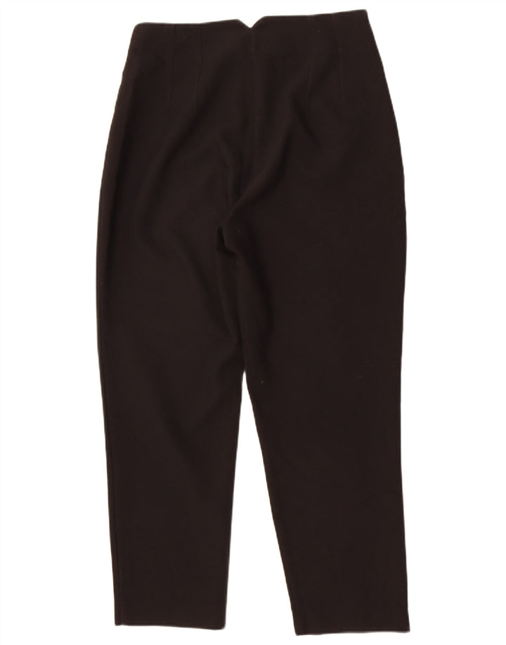 Pantaloni de costum conici pentru femei Zara L30 L27 Poliester negru