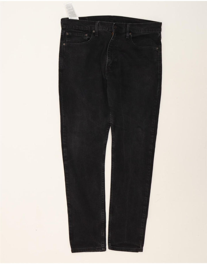 Blugi conici pentru bărbați Levi's Slim Tapered W36 L32 Bumbac negru