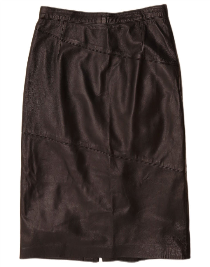 Fusta din piele vintage pentru femei W26 Small Black