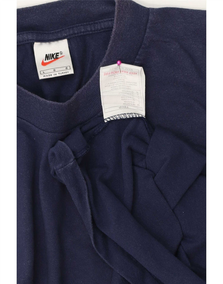 Tricou pentru bărbați Nike Top mare din bumbac bleumarin