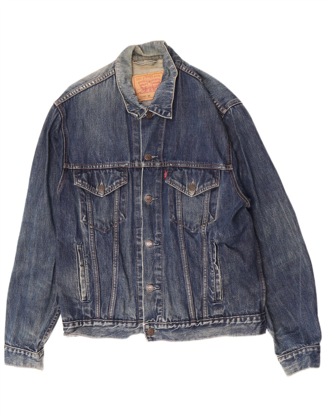 Jachetă de blugi Levi's 70503 pentru bărbați UK 40, mare, albastru, bumbac
