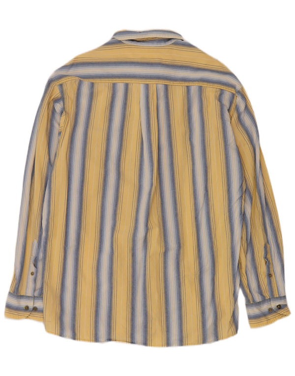 Cămașă pentru bărbați VINTAGE, bumbac cu dungi galbene mari