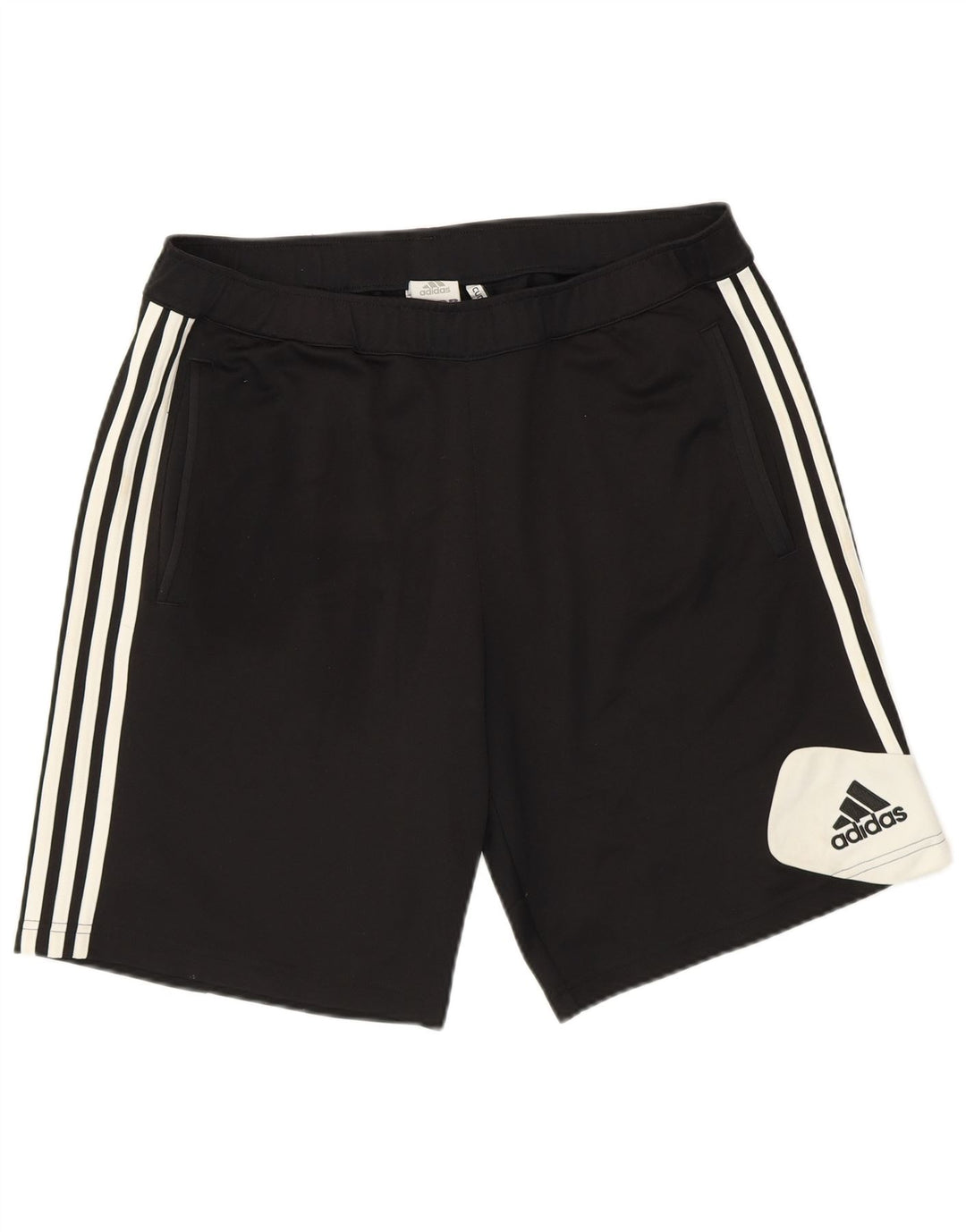 Pantaloni scurți sport Climacool ADIDAS pentru bărbați, mari, negru, poliester color bloc