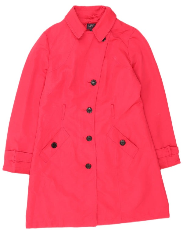 Trench pentru femei Marks & Spencer UK 12 Poliester roz mediu