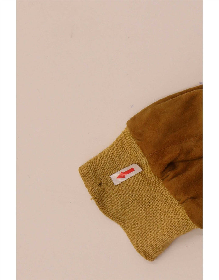 Jachetă bomber de piele intoarsă, hugo Boss, pentru bărbați, EU 48, maro mediu