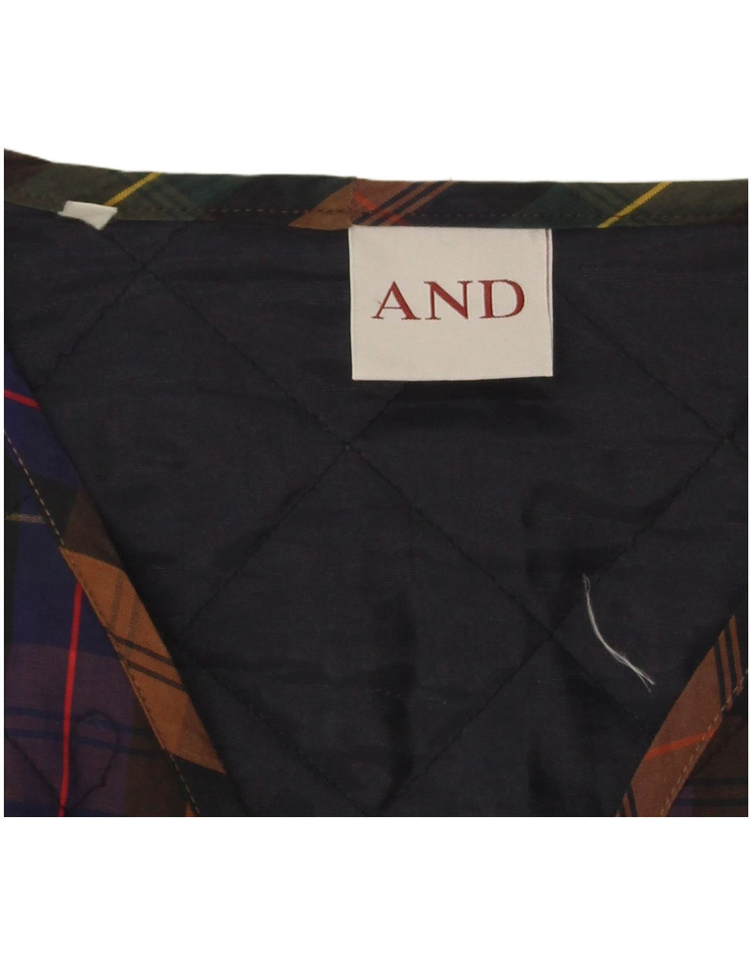 Și Gilet matlasat pentru femei UK 14, mare, multicolor, carouri