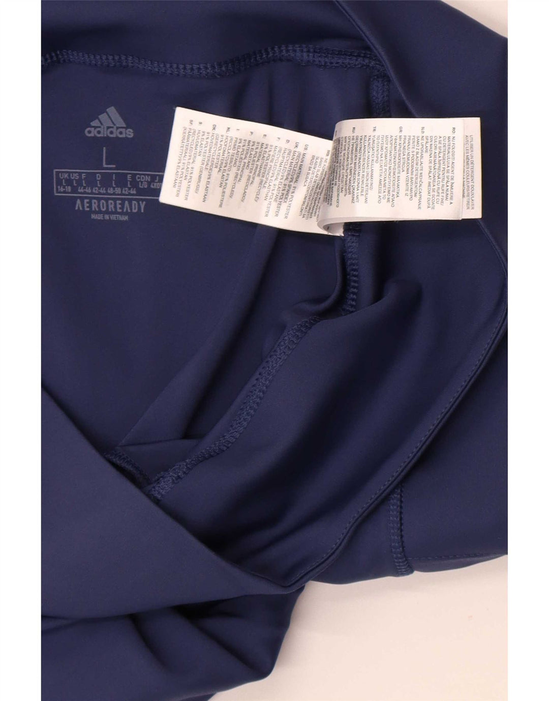 Leggings Aeroready pentru femei Adidas UK 16, mare, albastru, poliester