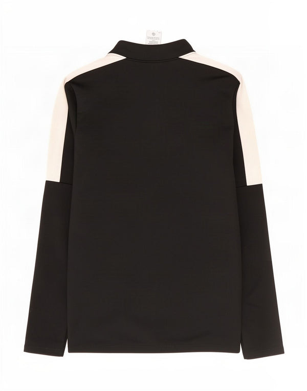 Nike pentru băieți Dri Fit Top cu mânecă lungă 12-13 ani, mare, negru, colorblock