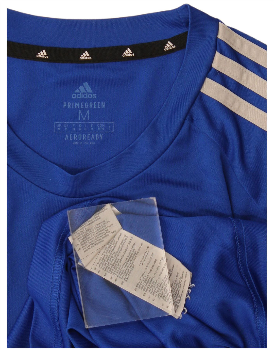 Tricou pentru bărbați Adidas Aeroready Top Medium Blue Poliester