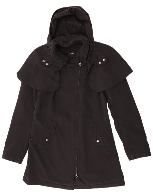Penny Black haină cu glugă pentru femei UK 10 Small Black