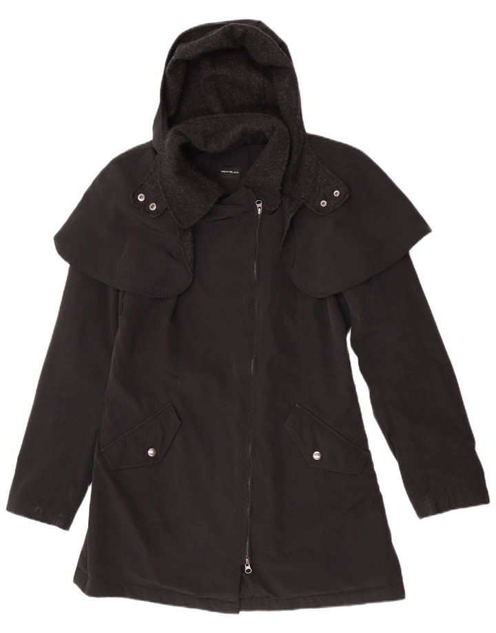 Penny Black haină cu glugă pentru femei UK 10 Small Black