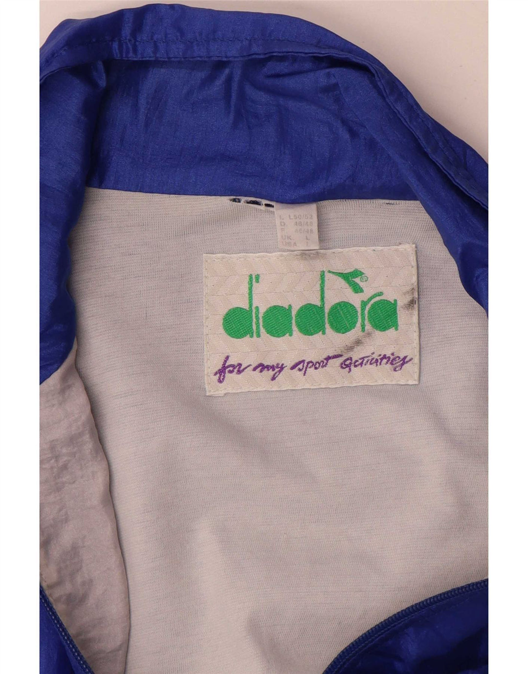Jachetă de trening pentru bărbați Diadora, mare, albastru, color block