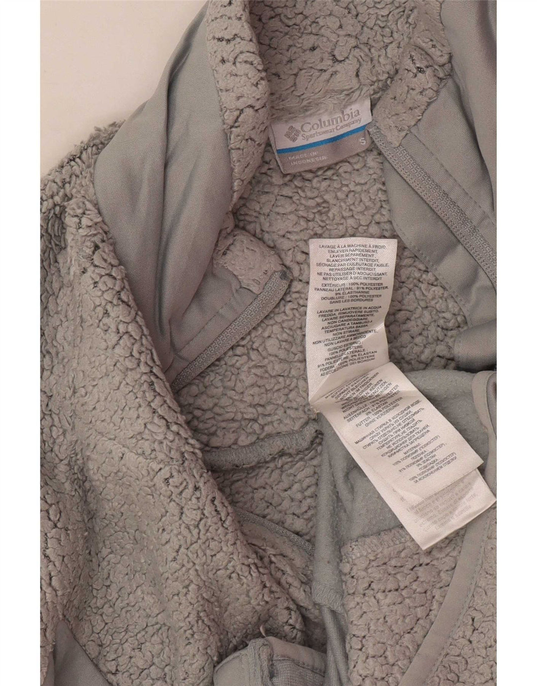 Jachetă fleece Columbia pentru femei UK 10 Small Gri Poliester