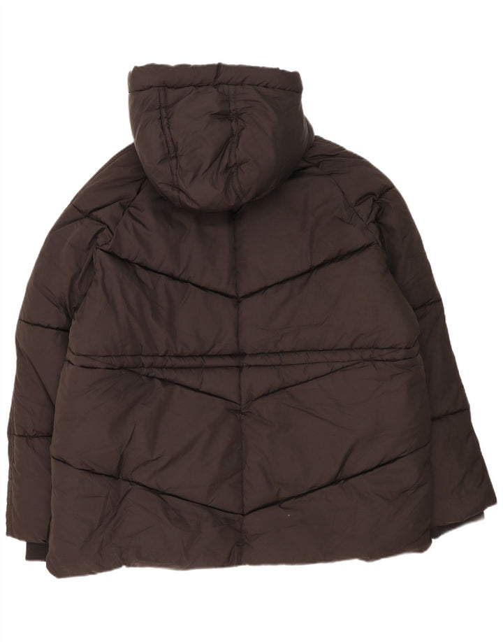 Jachetă căptușită supradimensionată pentru femei John Lewis, UK 18 XL, poliester negru