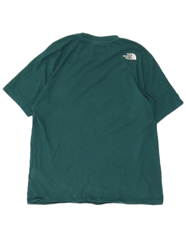 Tricou The North Face pentru femei Top UK 14 Medium Green Bumbac