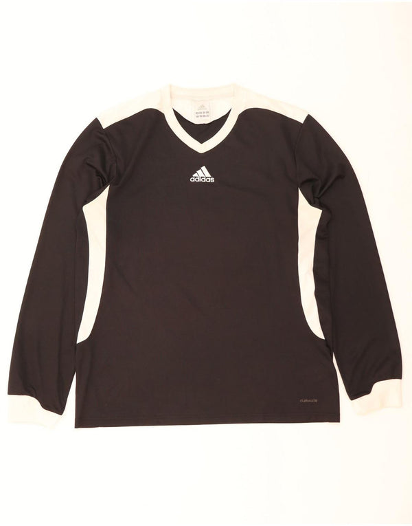 Adidas Climalite Top cu mânecă lungă, mare, negru, poliester color
