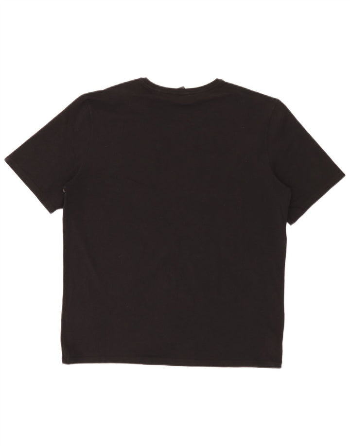 Tricou pentru bărbați Hugo Boss Top mediu din bumbac negru