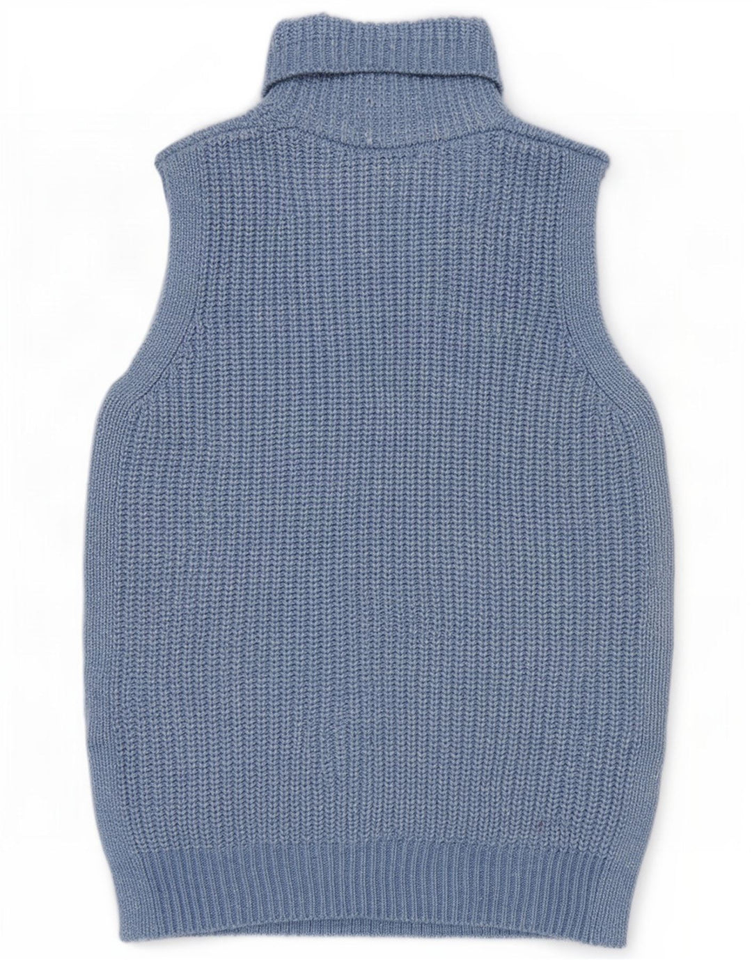 Marks & Spencer Womens Vest Tank Top UK 14 Medium Blue Poliester