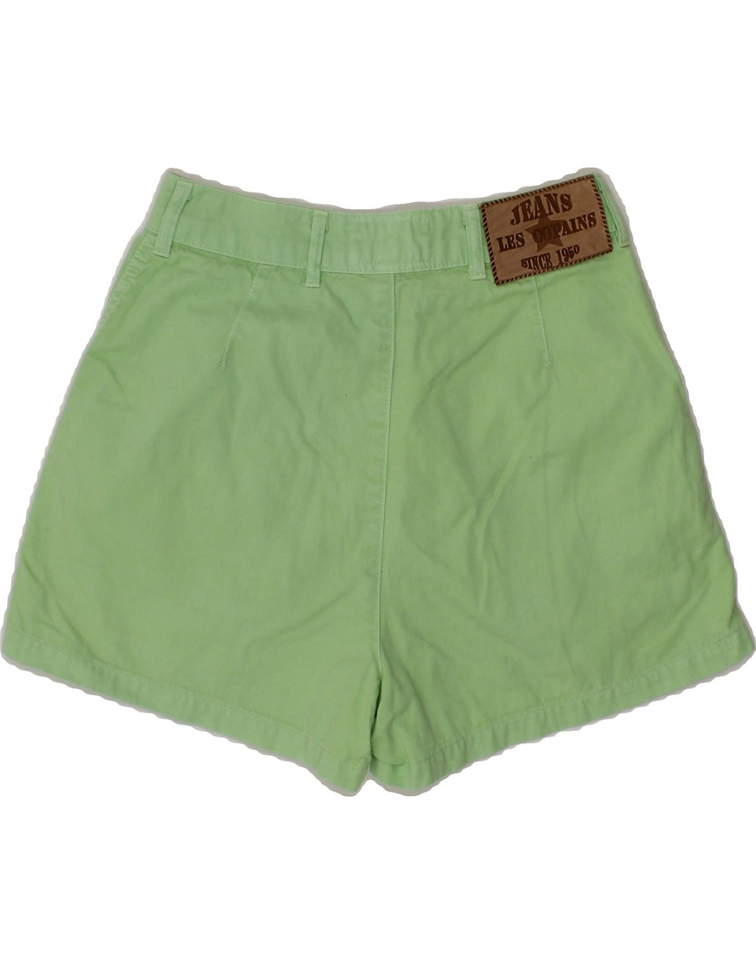 LES COPAINS Womens Chino Shorts IT 44 Medium W28 Green Cotton Vintage Les Copains and Second-Hand Les Copains from Messina Hembry 