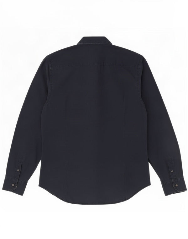 Cămașă pentru bărbați Calvin Klein Jeans 2XL, bumbac bleumarin