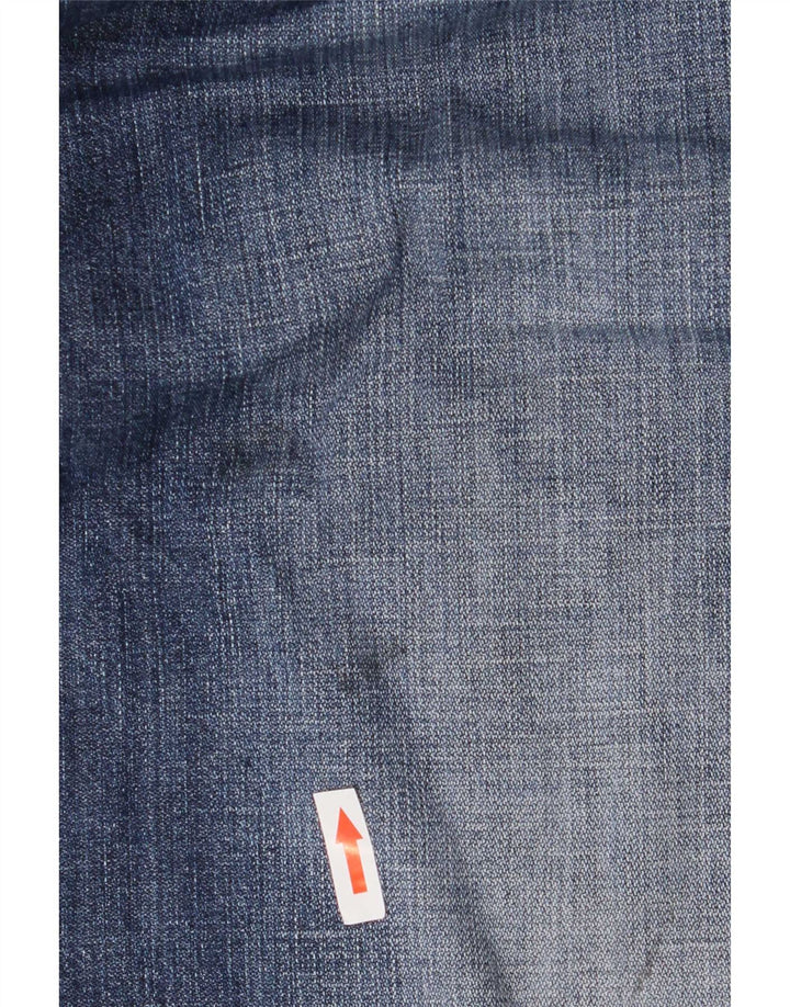 Pantaloni scurți din denim cargo Wrangler pentru bărbați, mediu W33, bumbac albastru