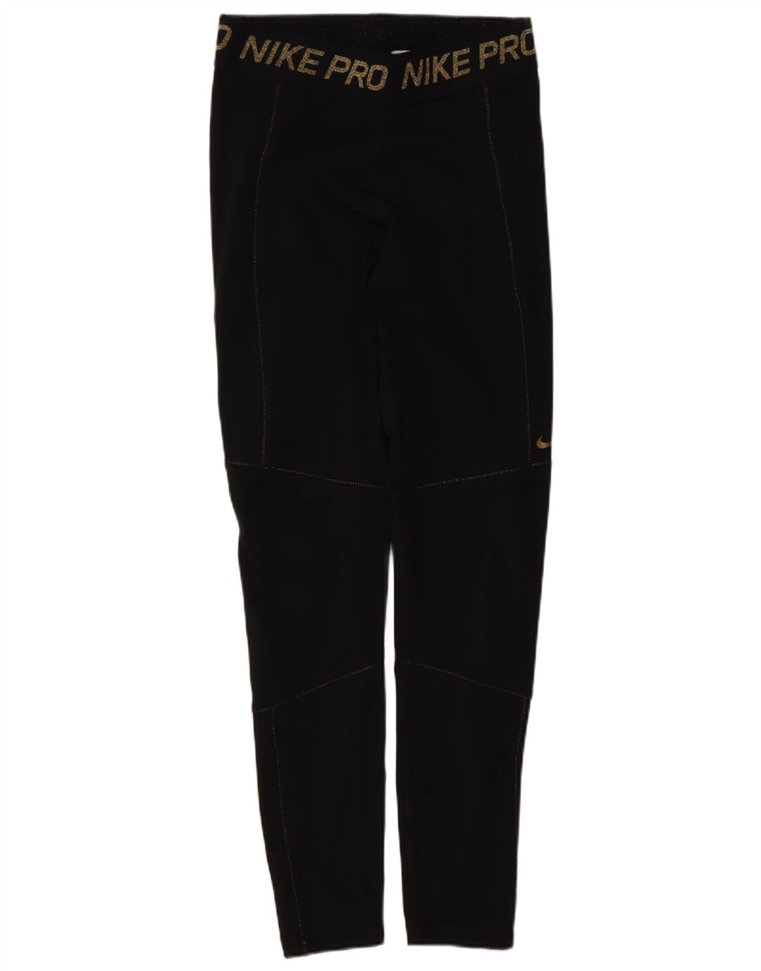 Leggings Nike Dri Fit Graphic pentru femei UK 12 Medium Black