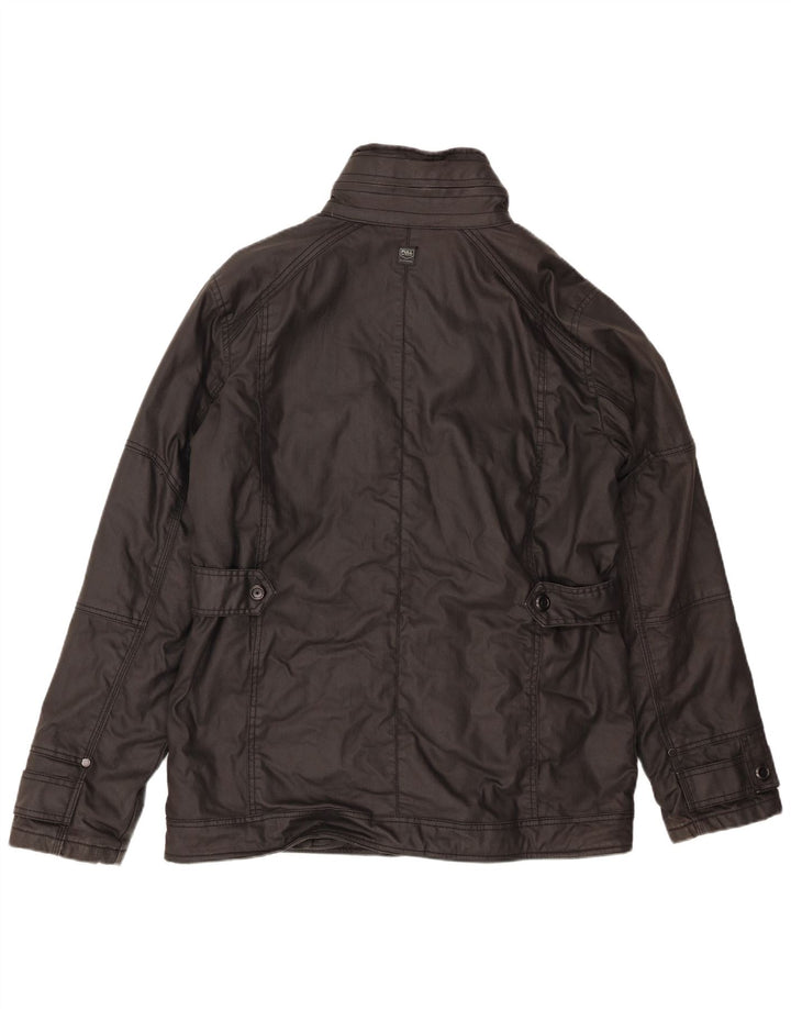 Jachetă pentru bărbați PULL & BEAR UK 42 XL Negru