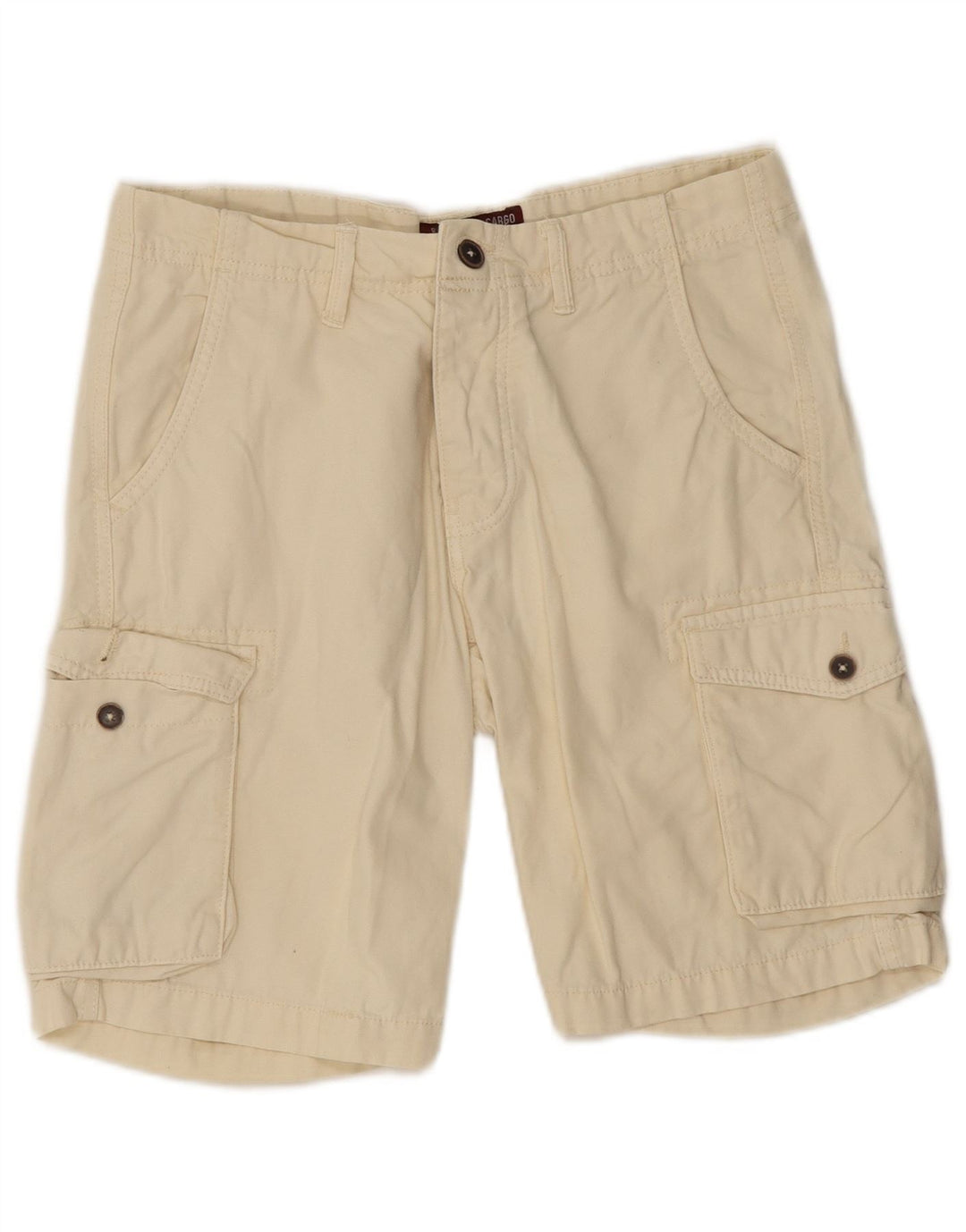 Pantaloni scurti cargo OVS pentru bărbați W32, bumbac mediu, bej