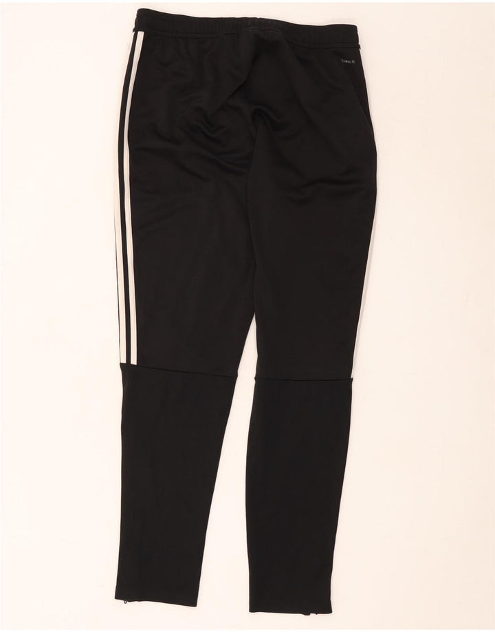 Pantaloni de trening Adidas Climalite pentru femei UK 14 Poliester negru mare