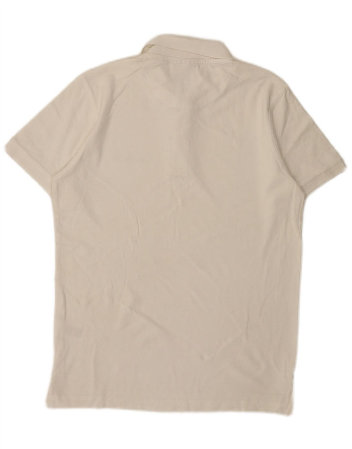 Cămașă polo Pierre Cardin pentru bărbați, de culoare albă, mică