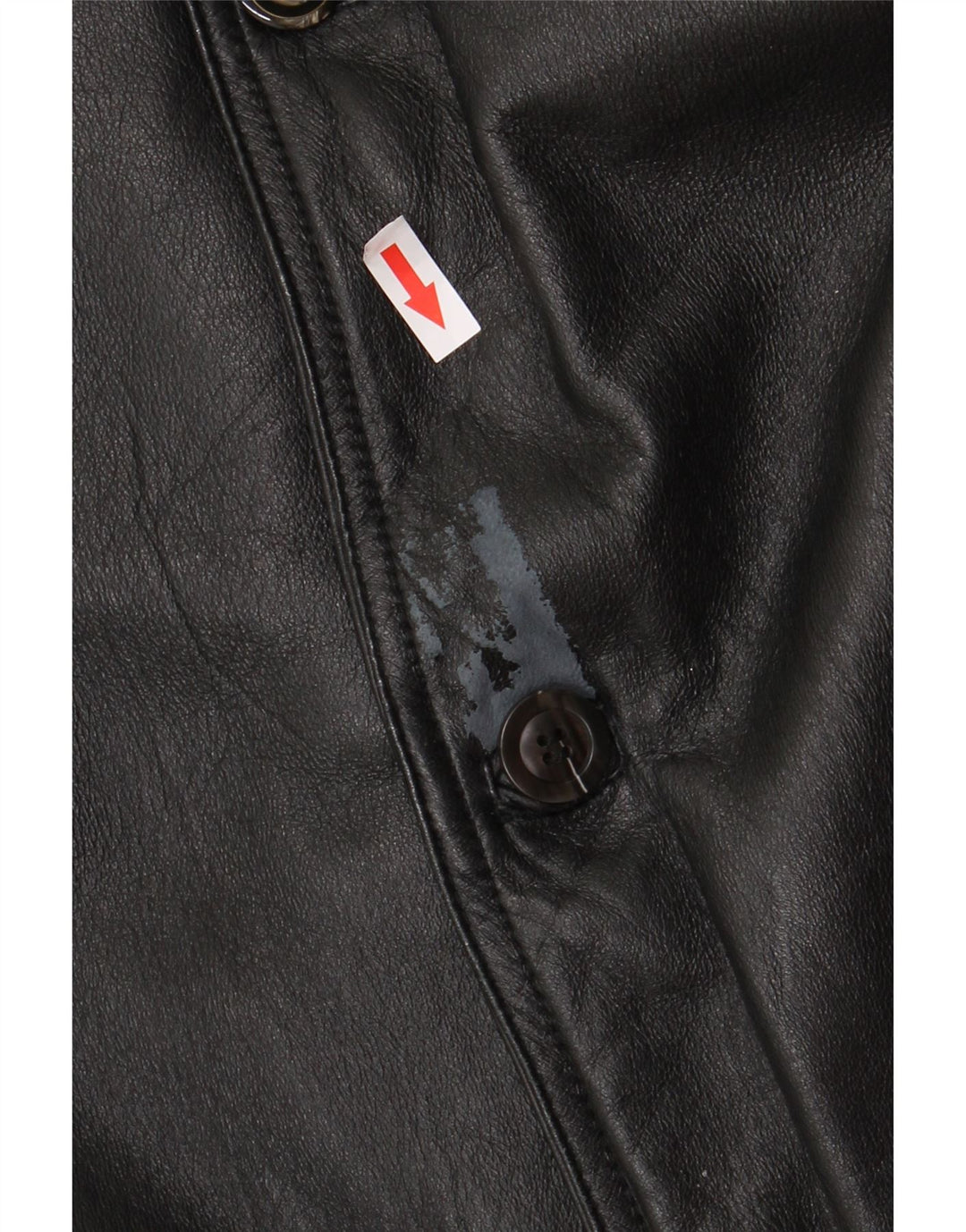 Jachetă de piele vintage pentru bărbați UK 40 Large Black