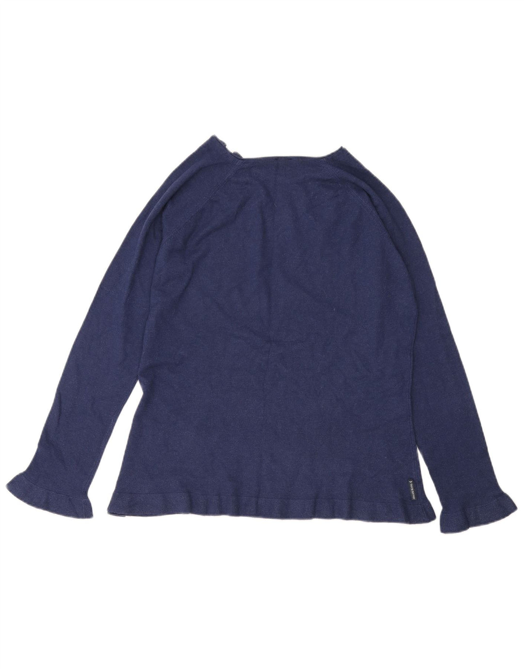 ARMANI Pulover de damă cu fermoar și gât EU 48 2XL Bleumarin