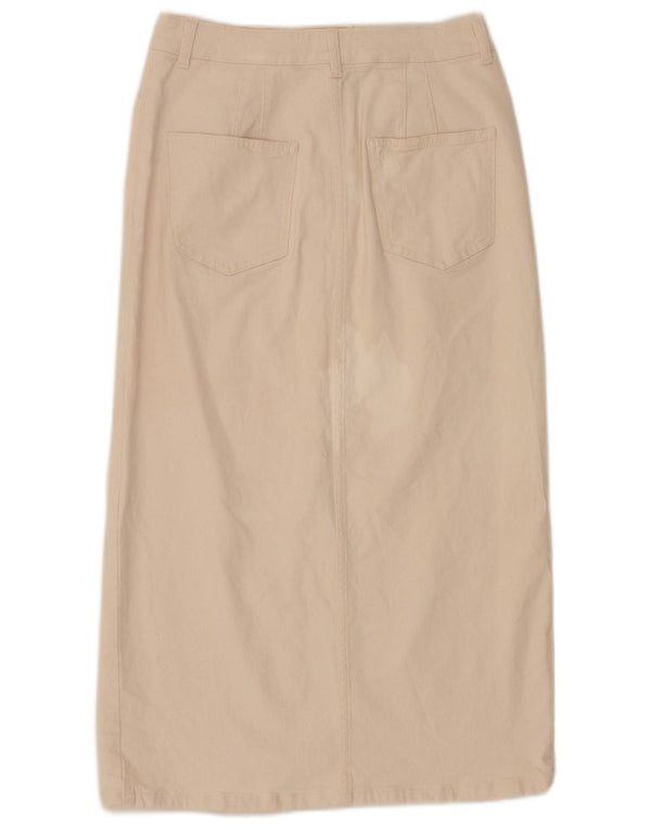 Fusta de blugi pentru femei Phase Eight UK 10 Small W28 Bumbac alb