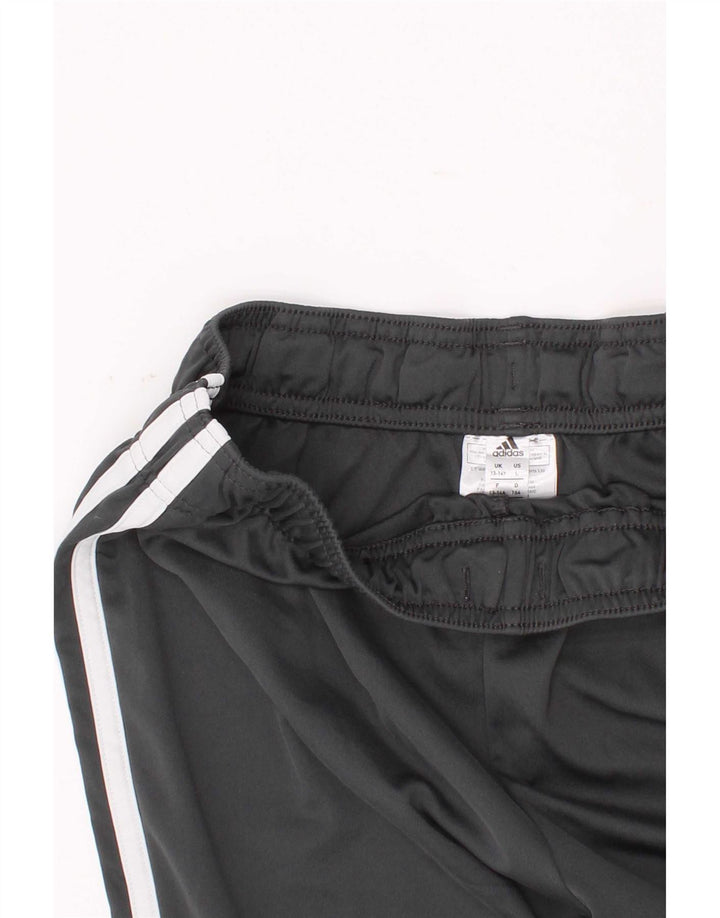 Pantaloni scurți sport Adidas pentru băieți 13-14 ani, gri, poliester color bloc