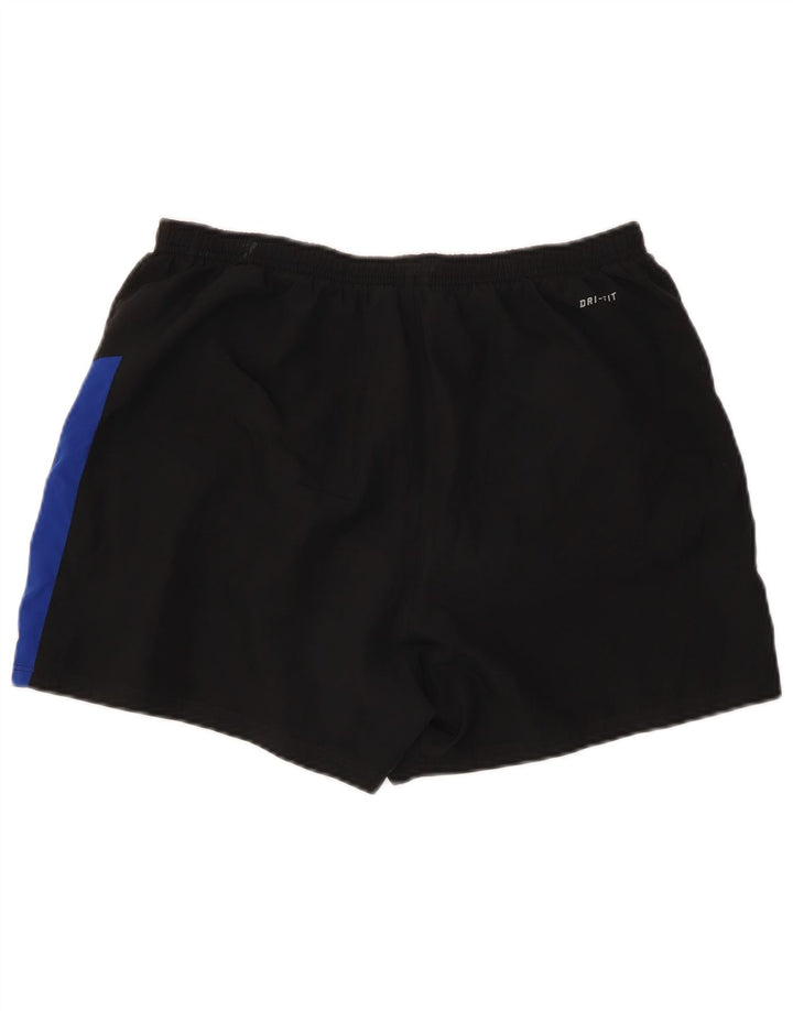 Pantaloni scurți sport Nike Dri Fit pentru bărbați, mediu negru, color block