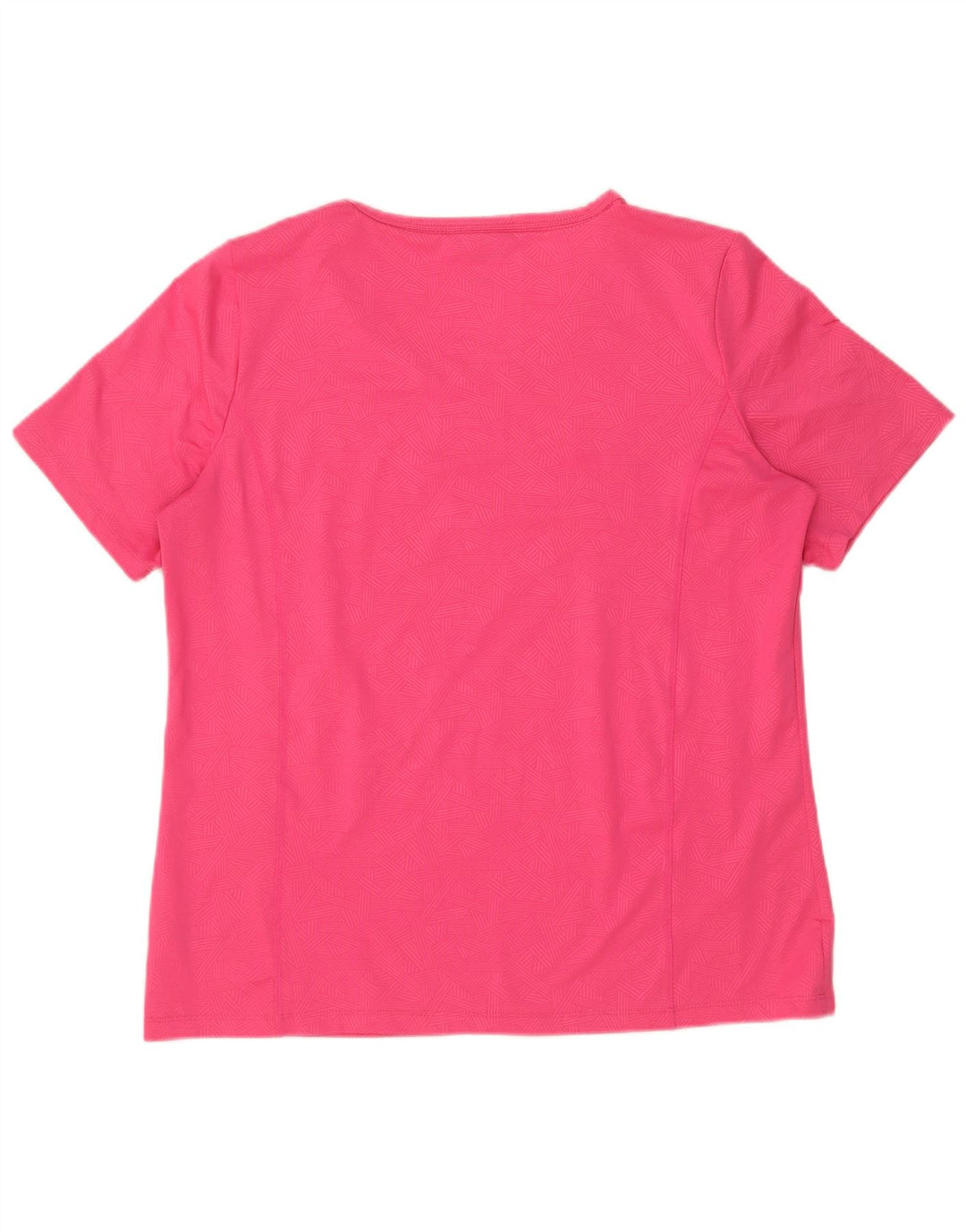 Tricou Champion pentru femei Top UK 16 Large, roz, poliester geometric