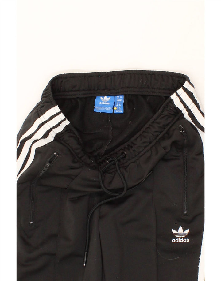 ADIDAS Womens Tracksuit Trousers UK 8 Small  Black Polyester Vintage Adidas and Second-Hand Adidas from Messina Hembry 