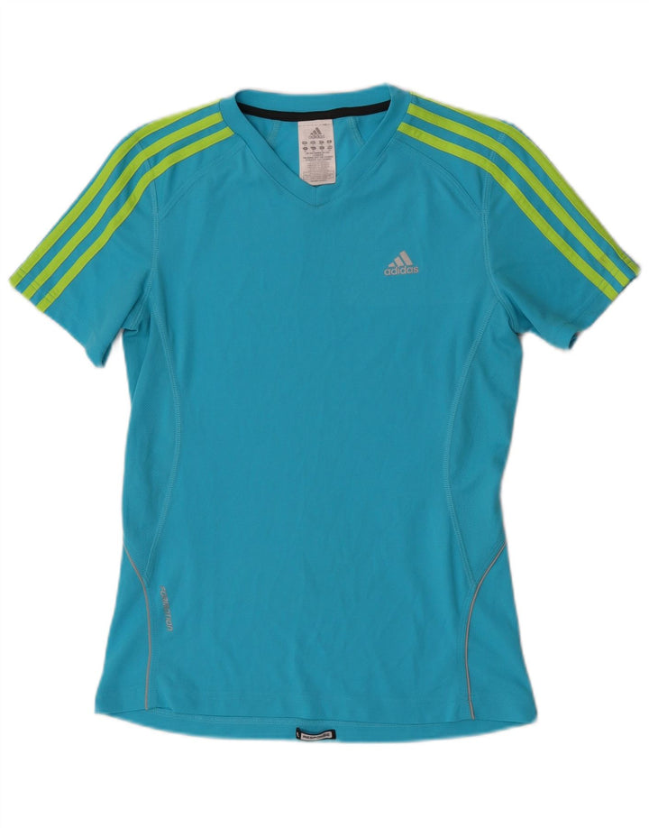 Tricou Adidas pentru femei Top UK 10 Small Blue Poliester