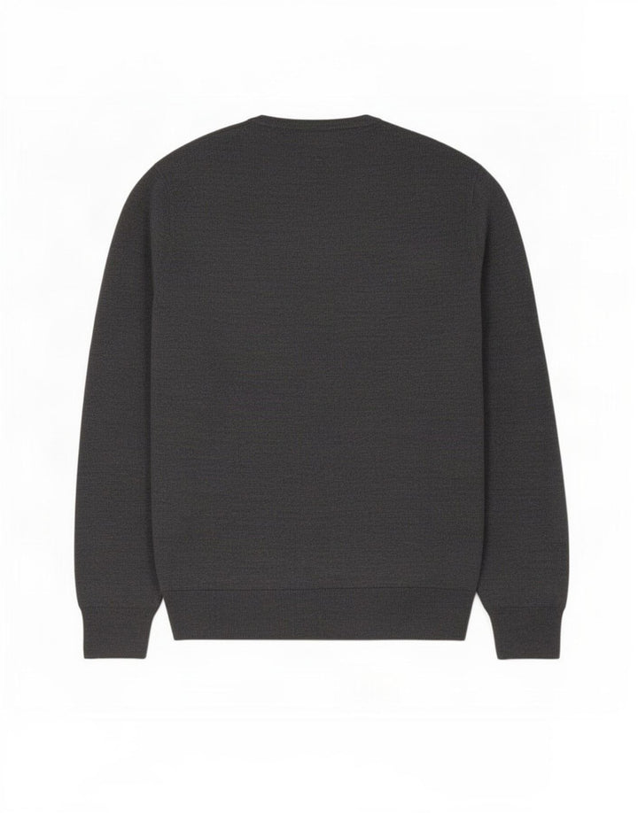 J. Crew Pulover pentru bărbați cu gâtul rotund, gri mediu acrilic