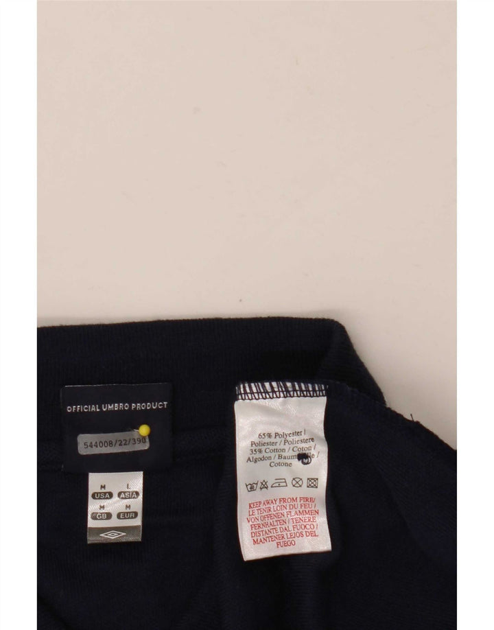 Cămașă polo Umbro pentru bărbați, poliester mediu bleumarin