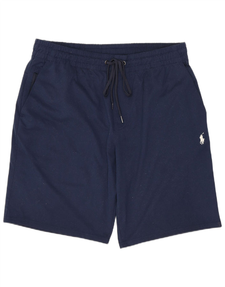 POLO RALPH LAUREN Pantaloni scurți sport pentru bărbați, poliester mediu bleumarin