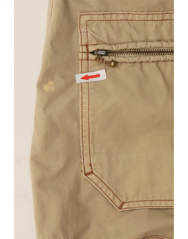 Pantaloni cargo drepti pentru bărbați Marlboro Classics L32 L34 Bumbac kaki