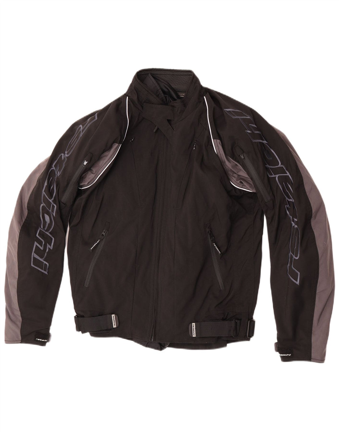 Jachetă RS Taichi Graphic Racer pentru bărbați UK 38 Medium Black Colorblock Nylon