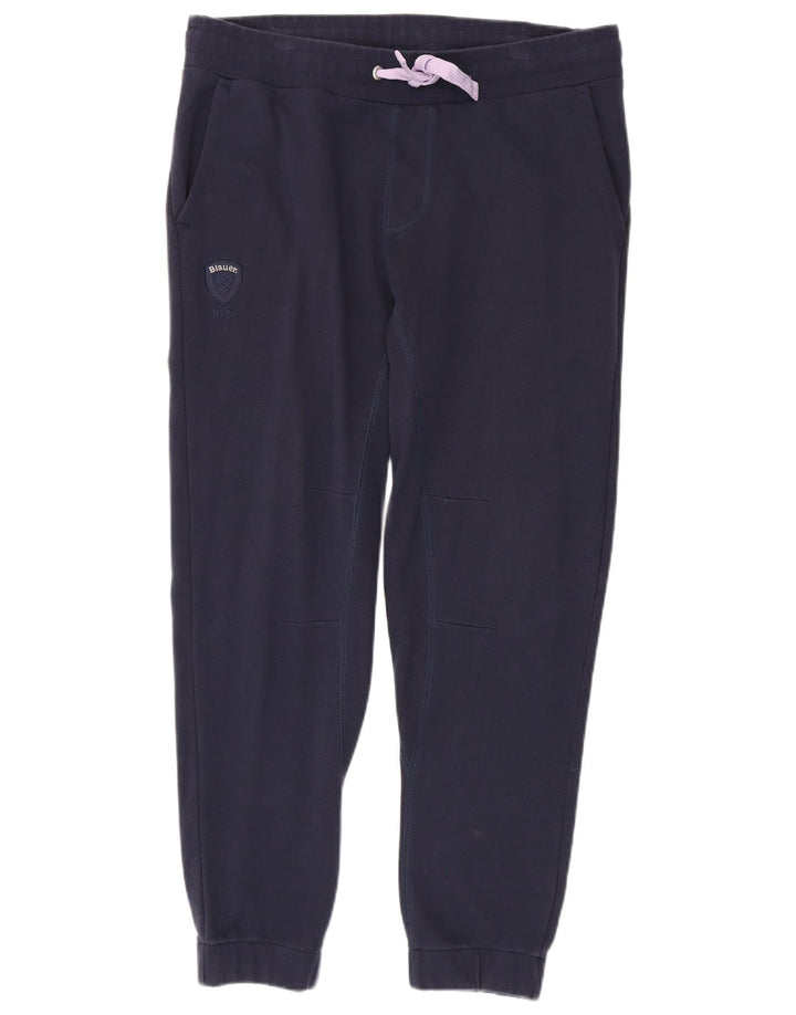 Blauer Pantaloni de trening pentru bărbați Pantaloni de jogging mari Bumbac bleumarin