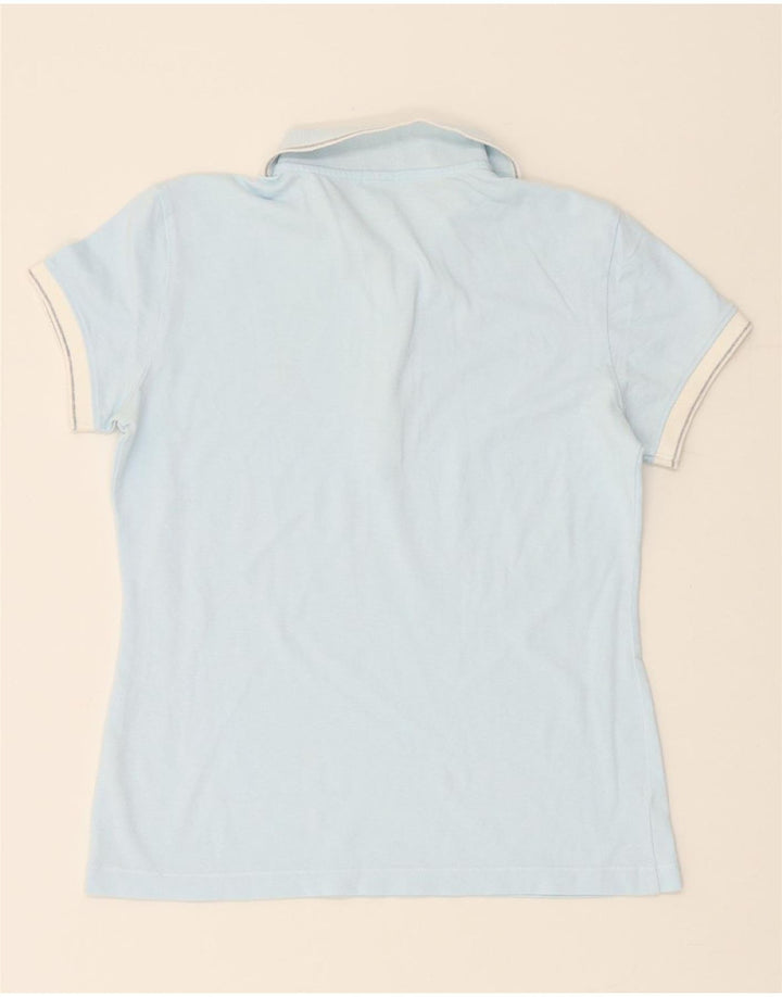CHAMPION Womens Heritage Fit Polo Shirt UK 12 Medium Blue Vintage Champion and Second-Hand Champion from Messina Hembry 