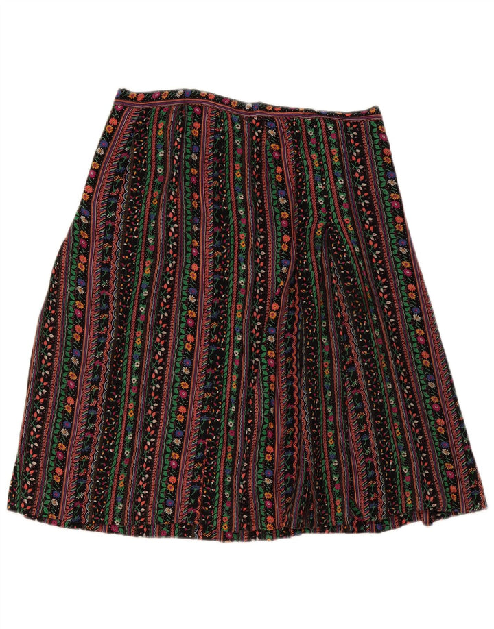 Fustă A-Line pentru Damă Vintage W32 Mari Multicolore Dungi